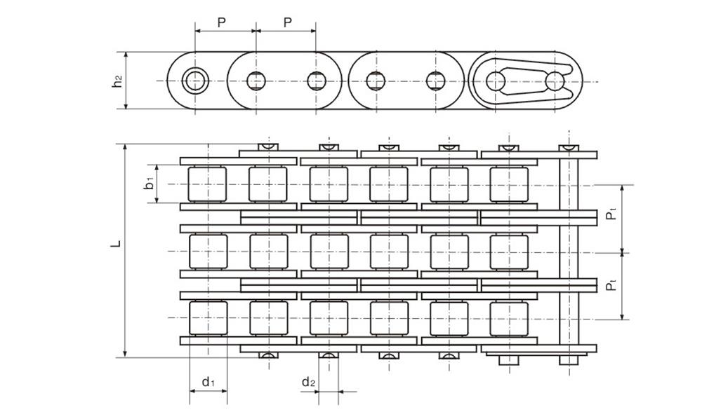 三排滚子链 Triplex roller chain-1.jpg