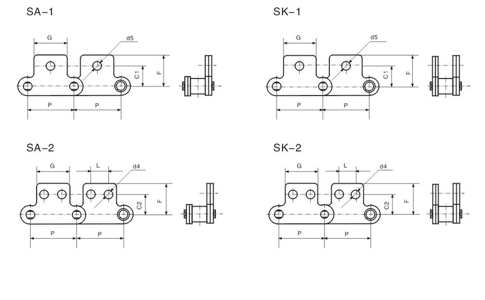 3不锈钢双节距输送链附件 Stainless steel double pitch conveyor chain attachments-1.jpg
