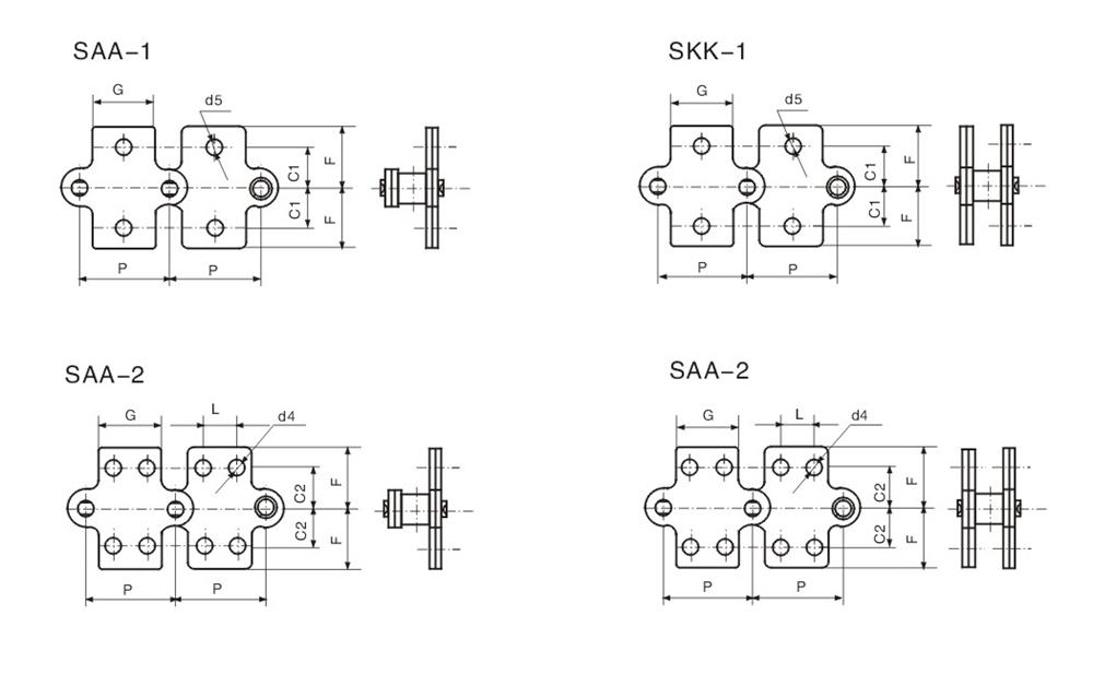 4不锈钢双节距输送链附件 Stainless steel double pitch conveyor chain attachments-1.jpg