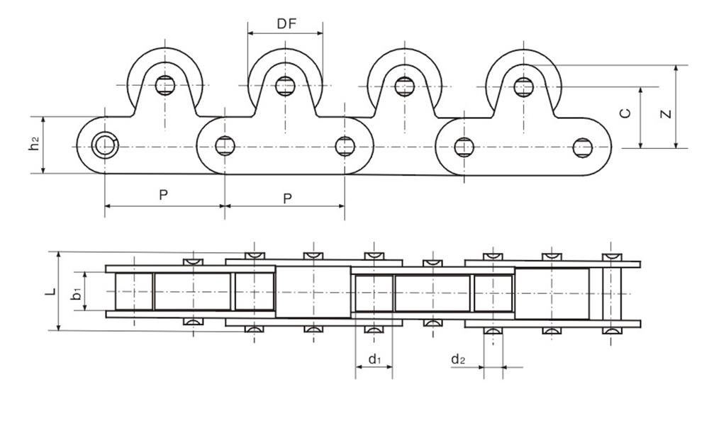 2不锈钢顶滚轮输送链 Stainless steel top roller conveyor chain-1.jpg